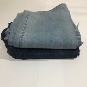 2 Pair Aeropostale Jeans, Slim Boot, Relaxed 34/30